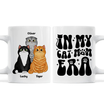 In My Cat Mom Era Fluffy Cats Gift For Cat Mom Cat Lover Personalized Mug