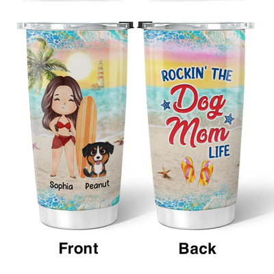 I Am A Simple Girl Dog Cat Mom Summer Personalized Tumbler