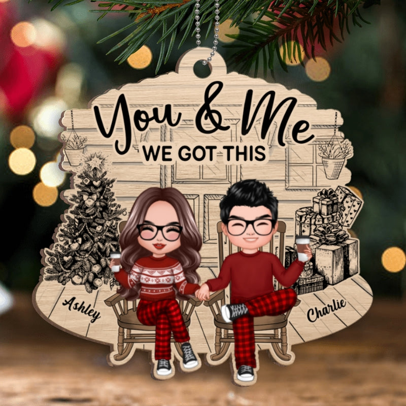 Couple We Got This Personalized Christmas Wooden Ornament
