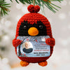 Always With You Custom Photo Berry Tree Snow Handmade Cardinal - Personalized Crochet With Card - Sympathy Gift Memorial Keepsake