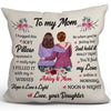 To My Mom Flower Mother's Day Gift For Mom Personalized Pillow (Insert Included)