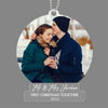 First Christmas Couple Married Engaged Photo Personalized Acrylic Ornament