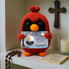 Always With You Custom Photo Berry Tree Snow Handmade Cardinal - Personalized Crochet With Card - Sympathy Gift Memorial Keepsake