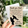 Thank You Dad Father‘s Day Gift Greeting Card Postcard