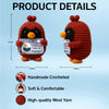 Always With You Custom Photo Berry Tree Snow Handmade Cardinal - Personalized Crochet With Card - Sympathy Gift Memorial Keepsake