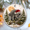 Lovable Viral Jimothy Raccoon Ceramic Ornament - Trending 2026 Keepsake