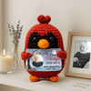 Always With You Custom Photo Berry Tree Snow Handmade Cardinal - Personalized Crochet With Card - Sympathy Gift Memorial Keepsake