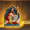 Safe In The Arms Of Jesus Custom Photo Of Lost Loved One - Personalized Light Box - Christmas Memorial Remembrance Keepsake