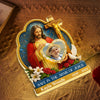 Safe In The Arms Of Jesus Custom Photo Of Lost Loved One - Personalized Light Box - Christmas Memorial Remembrance Keepsake