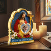 Safe In The Arms Of Jesus Custom Photo Of Lost Loved One - Personalized Light Box - Christmas Memorial Remembrance Keepsake