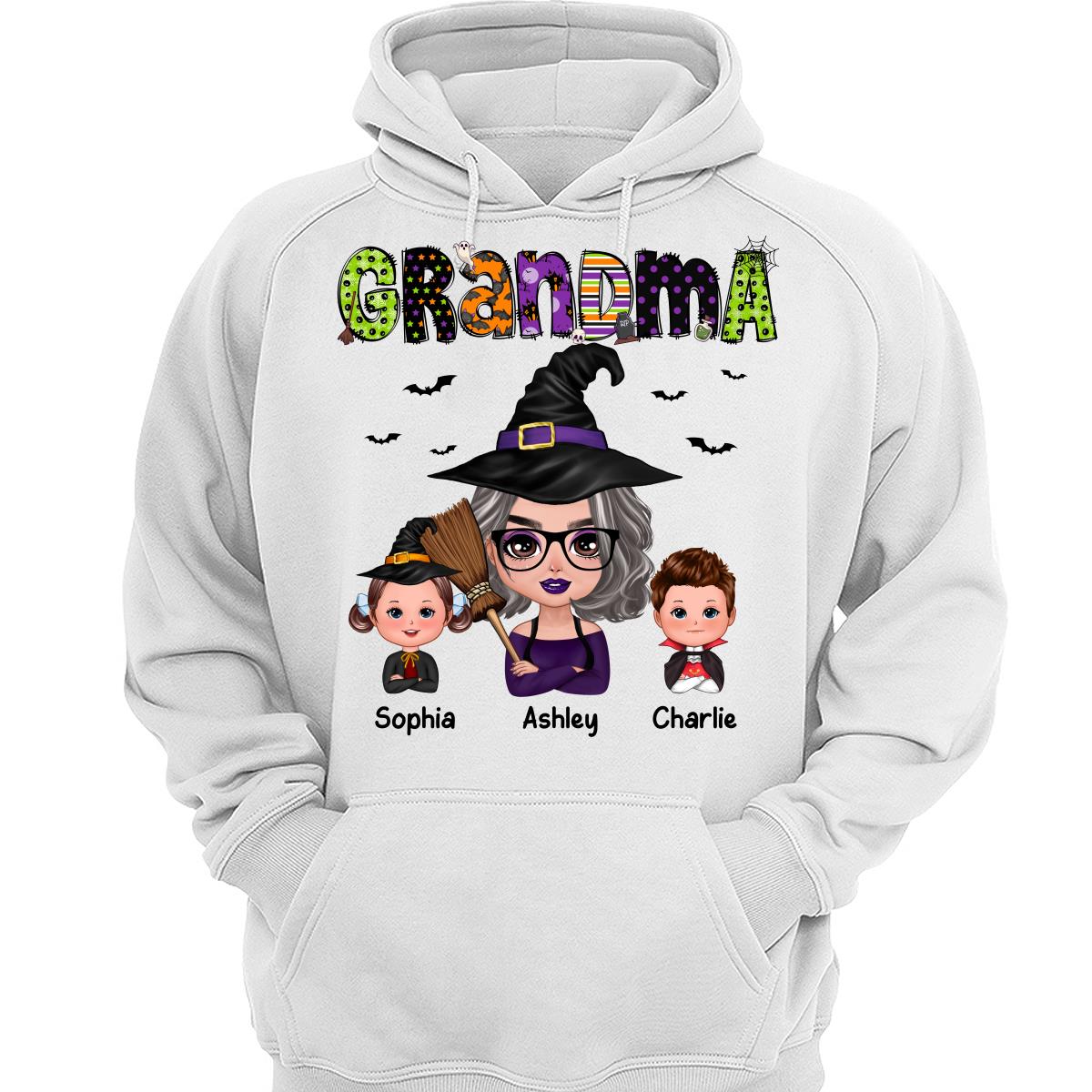 Doll Grandma Halloween Pattern Personalized Shirt