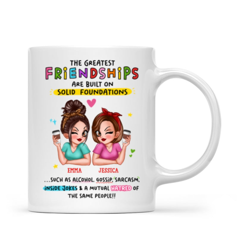 The Greatest Friendship Personalized Mug for Besties