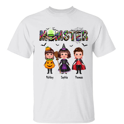 Halloween Momster Doll Kids Gift For Mom Personalized Shirt