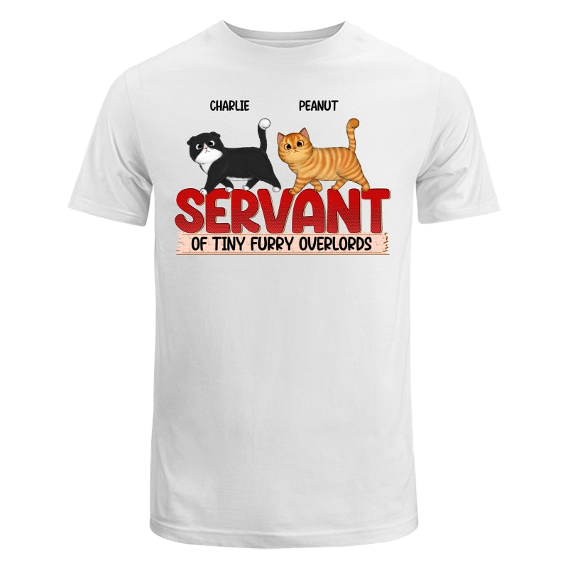 Servant Of Walking Fluffy Cat Gift For Cat Lover Personalized Shirt