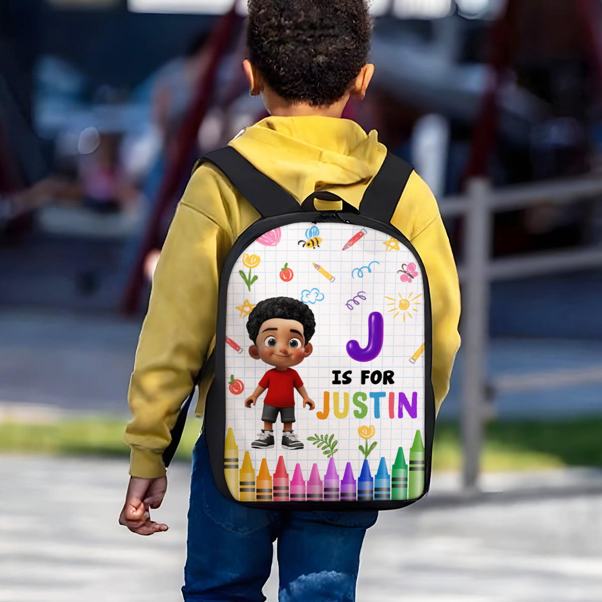 School Kid's Name Personalized Kid Backpack, Back To School gift
