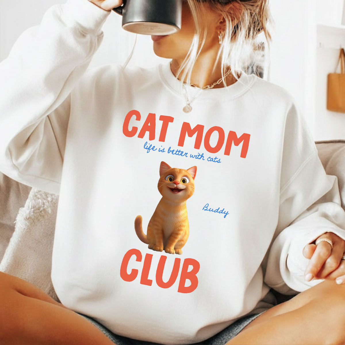Life Is Better With Cats - Personalized Shirt - Gift For Cat Lovers