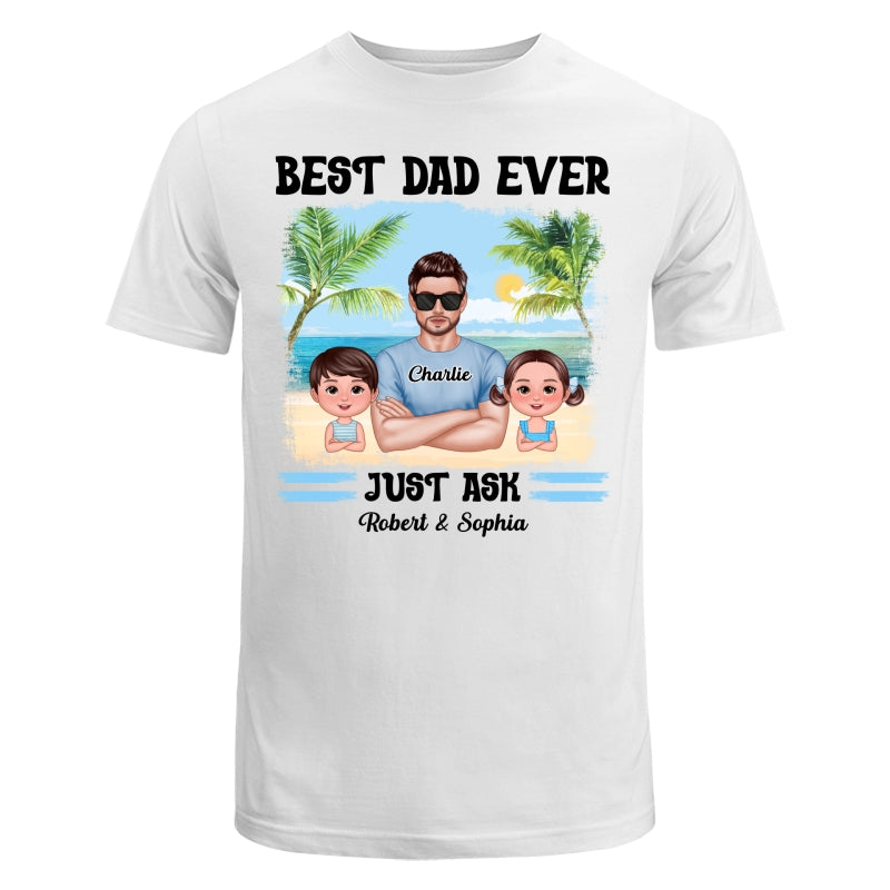 Summer Dad Grandpa Real Man And Kids Personalized Shirt