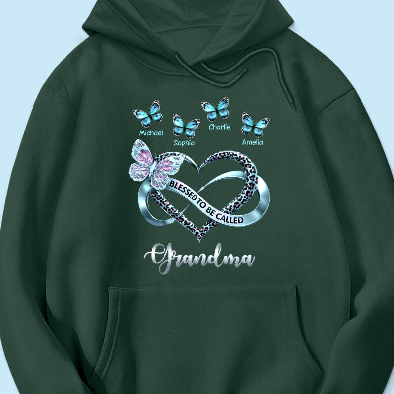 Blessed To Be Called Grandma - Personalized Shirt - Heartfelt Mother's Day Gift for Grandma