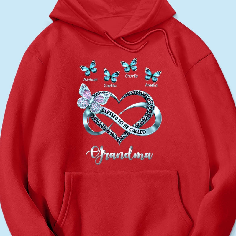 Blessed To Be Called Grandma - Personalized Shirt - Heartfelt Mother's Day Gift for Grandma
