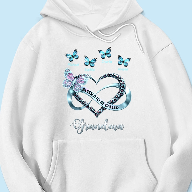 Blessed To Be Called Grandma - Personalized Shirt - Heartfelt Mother's Day Gift for Grandma