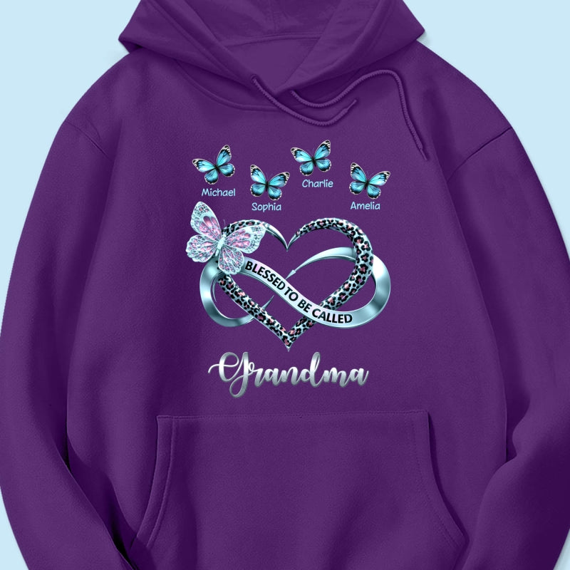 Blessed To Be Called Grandma - Personalized Shirt - Heartfelt Mother's Day Gift for Grandma