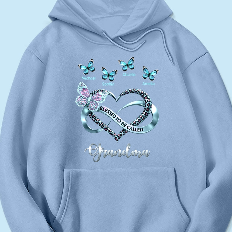 Blessed To Be Called Grandma - Personalized Shirt - Heartfelt Mother's Day Gift for Grandma