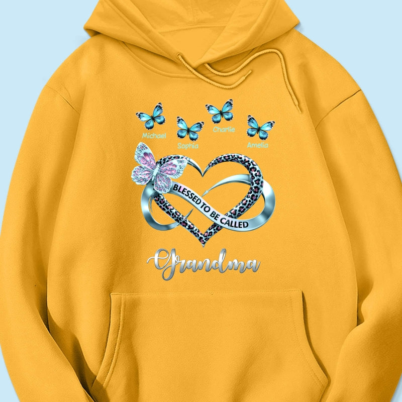 Blessed To Be Called Grandma - Personalized Shirt - Heartfelt Mother's Day Gift for Grandma