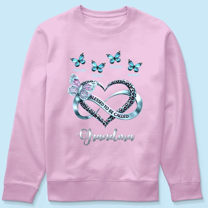 Blessed To Be Called Grandma - Personalized Shirt - Heartfelt Mother's Day Gift for Grandma