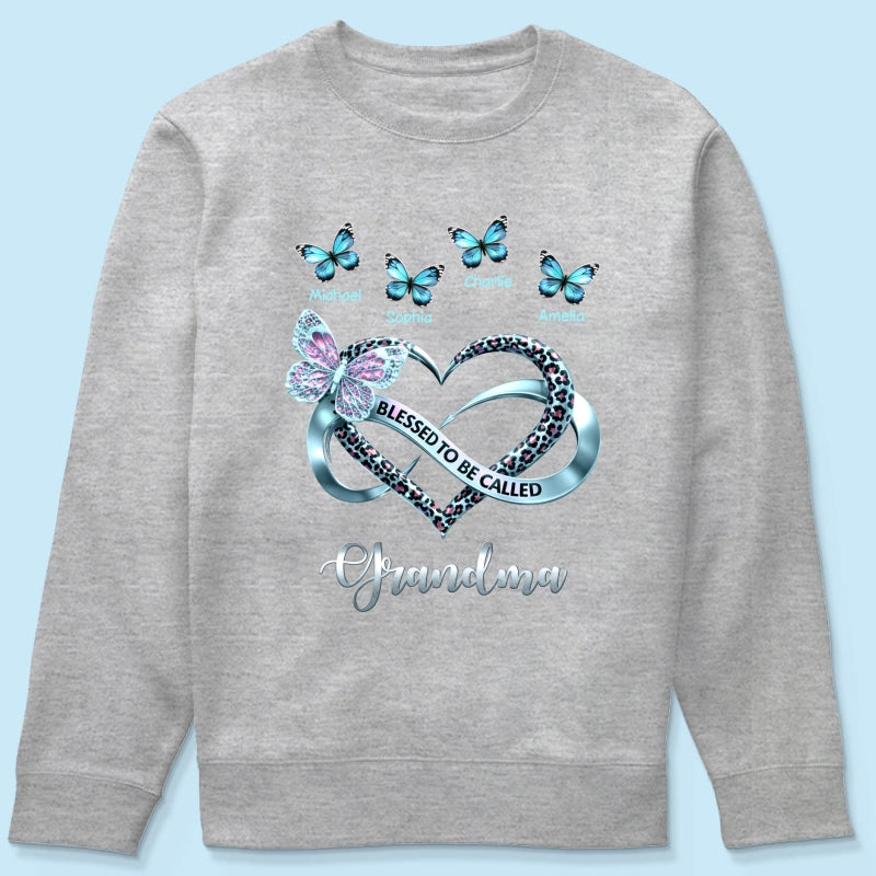 Blessed To Be Called Grandma - Personalized Shirt - Heartfelt Mother's Day Gift for Grandma
