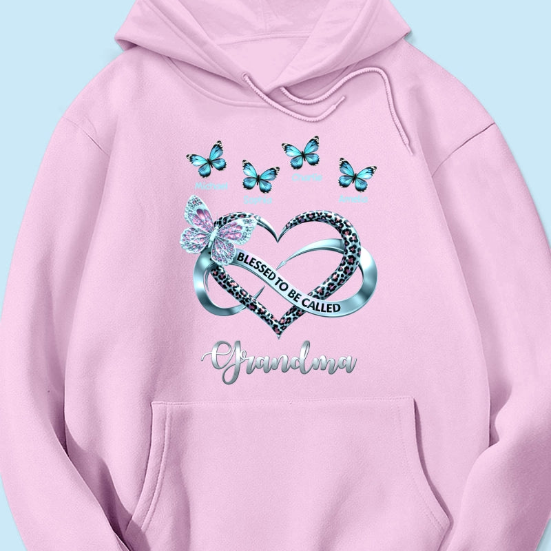 Blessed To Be Called Grandma - Personalized Shirt - Heartfelt Mother's Day Gift for Grandma
