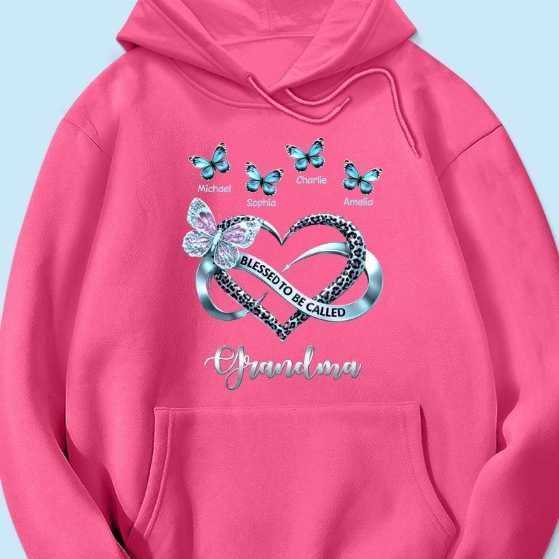 Blessed To Be Called Grandma - Personalized Shirt - Heartfelt Mother's Day Gift for Grandma