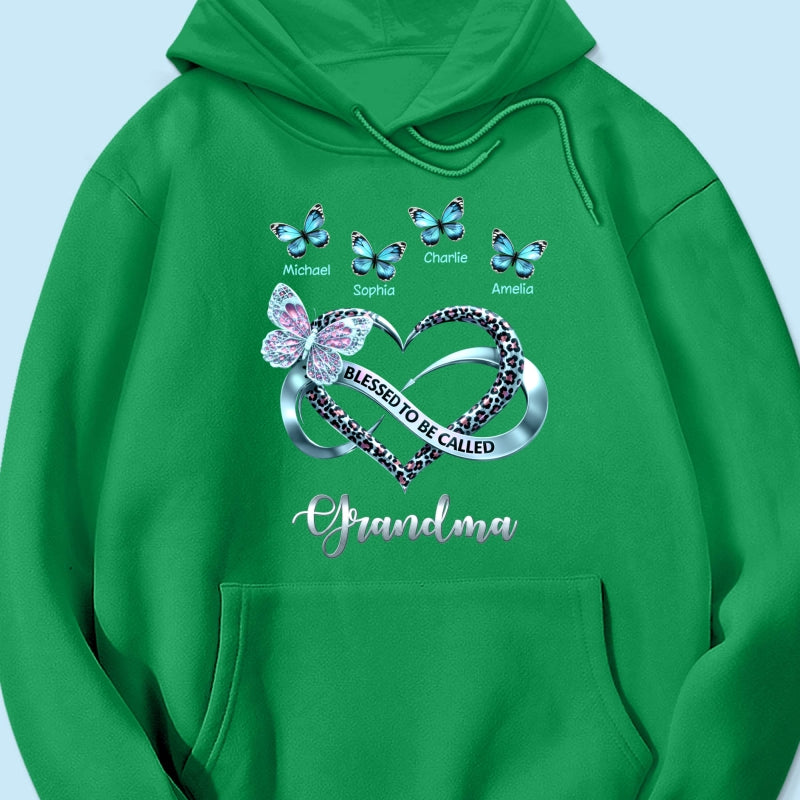 Blessed To Be Called Grandma - Personalized Shirt - Heartfelt Mother's Day Gift for Grandma