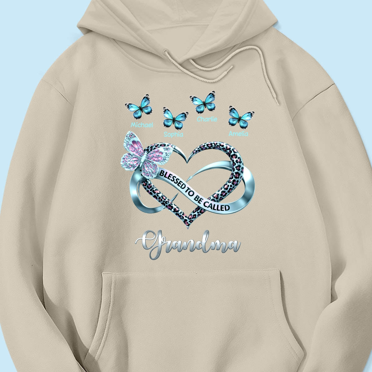 Blessed To Be Called Grandma - Personalized Shirt - Heartfelt Mother's Day Gift for Grandma