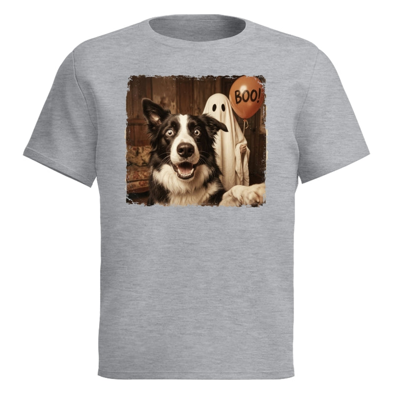 Custom Dog Cat Photo Halloween - Personalized Shirt - Trendy Vintage Spooky Tee for Pet Moms