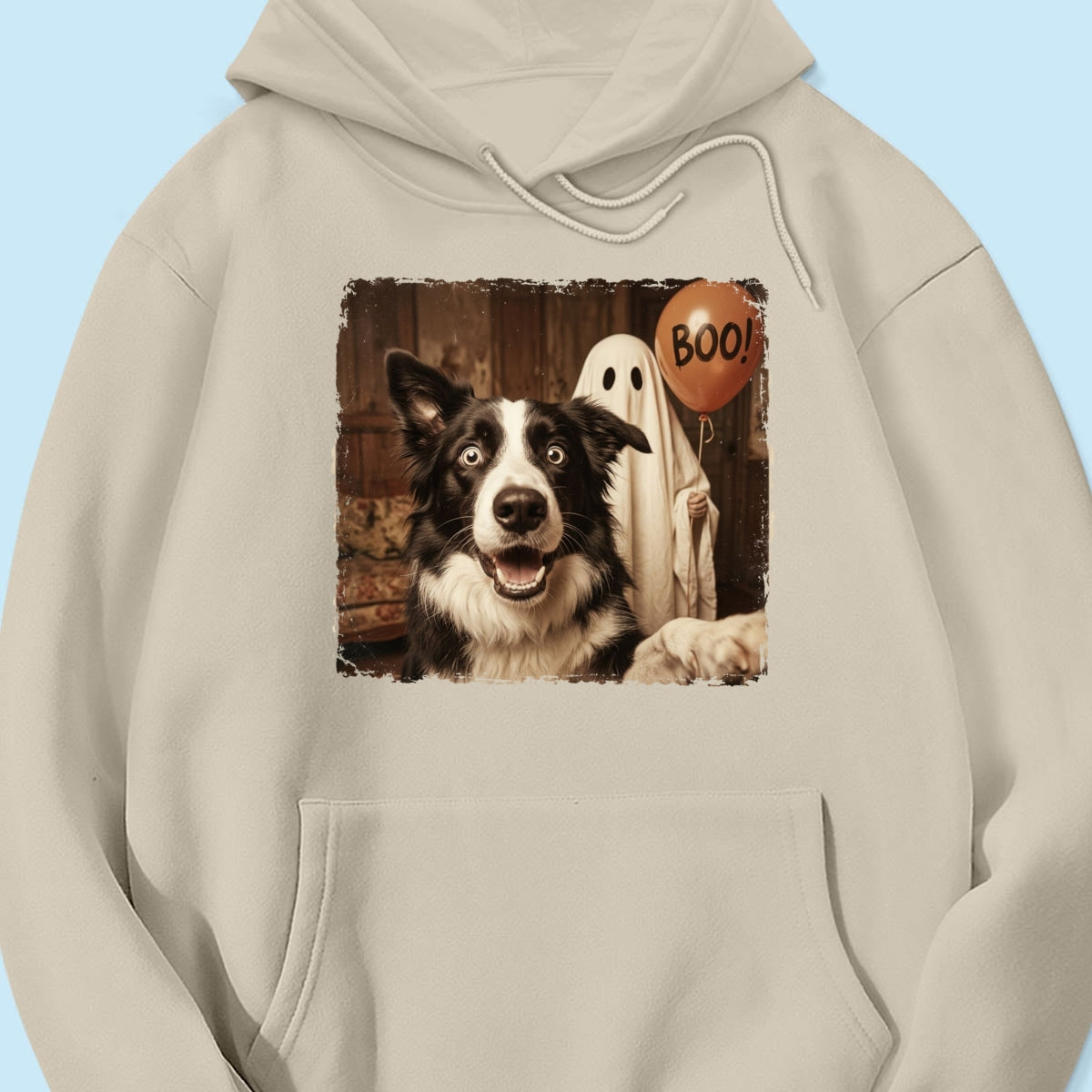 Custom Dog Photo Halloween - Personalized Shirt - Trendy Vintage Spooky Tee for Dog Moms