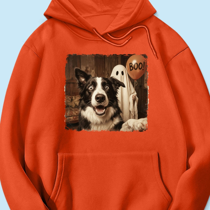 Custom Dog Photo Halloween - Personalized Shirt - Trendy Vintage Spooky Tee for Dog Moms