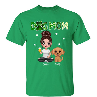 Dog Mom St. Patrick‘s Day Personalized Shirt