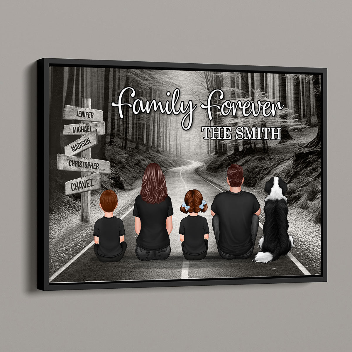 Family Road Personalized Poster, Gift, Father's Day Gift