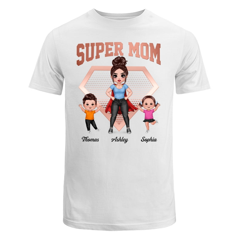 Super Mom Doll Woman & Kids Personalized Shirt