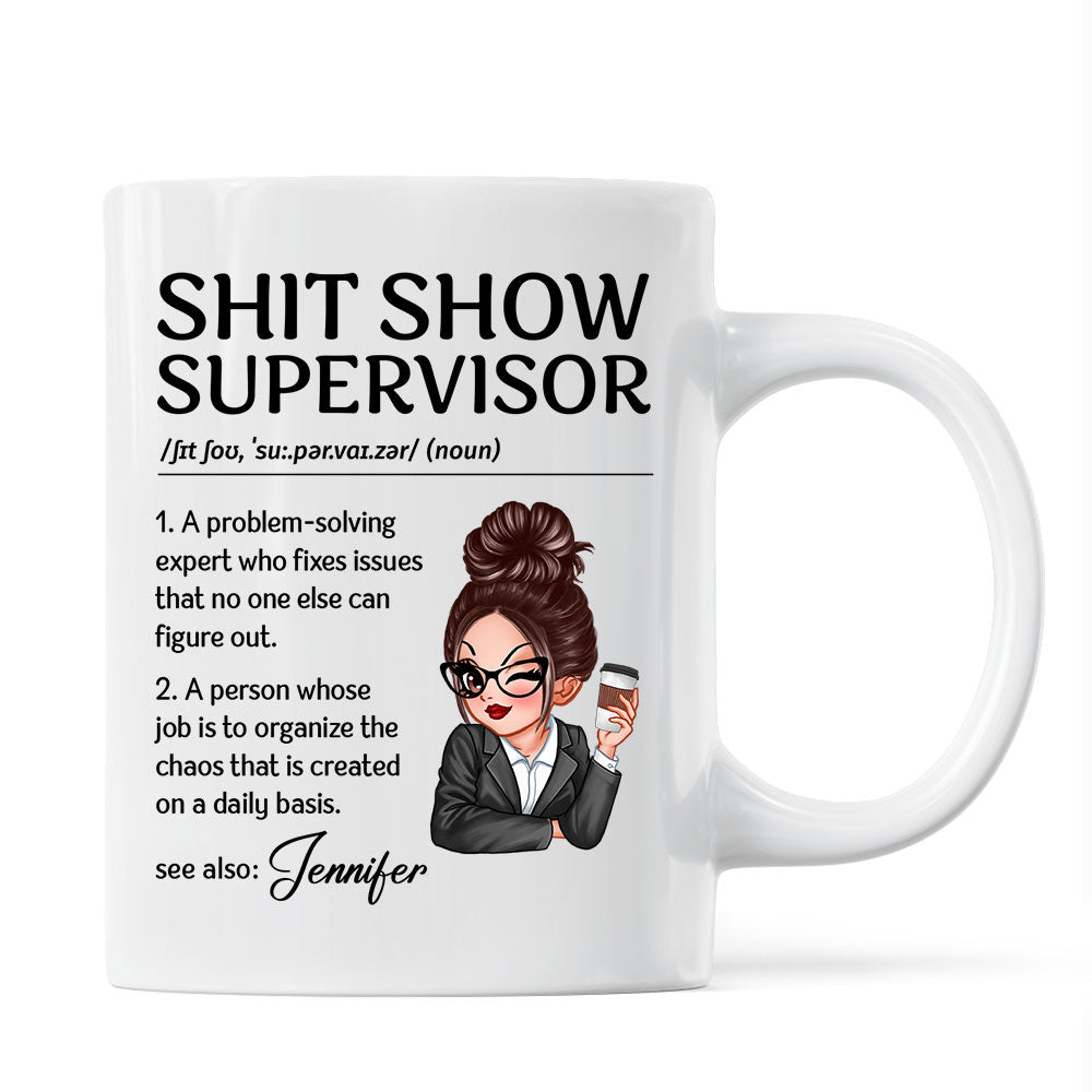 A Problem Solving Expert Personalized Mug, Funny Gift For Colleagues, Coworkers, Work Friends, Work Besties
