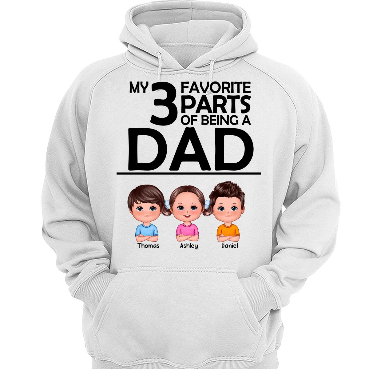 My Favorite Part Of Being A Dad Grandpa Personalized Shirt