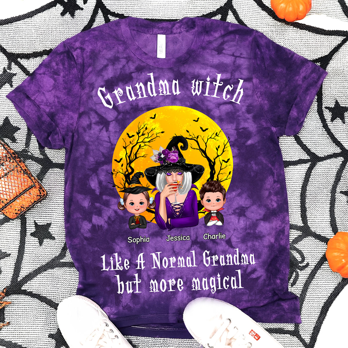 Grandma Witch More Magical Halloween Personalized Shirt, Perfect Costume For Grandma