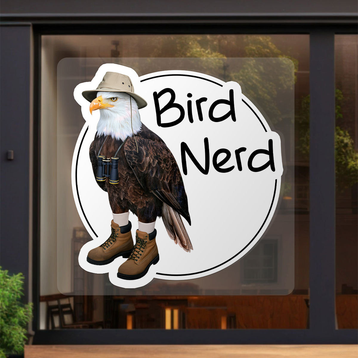 Bird Nerd Funny Bird Watcher Twitcher Gift for Bird Lover Personalized Car Sticker Decal