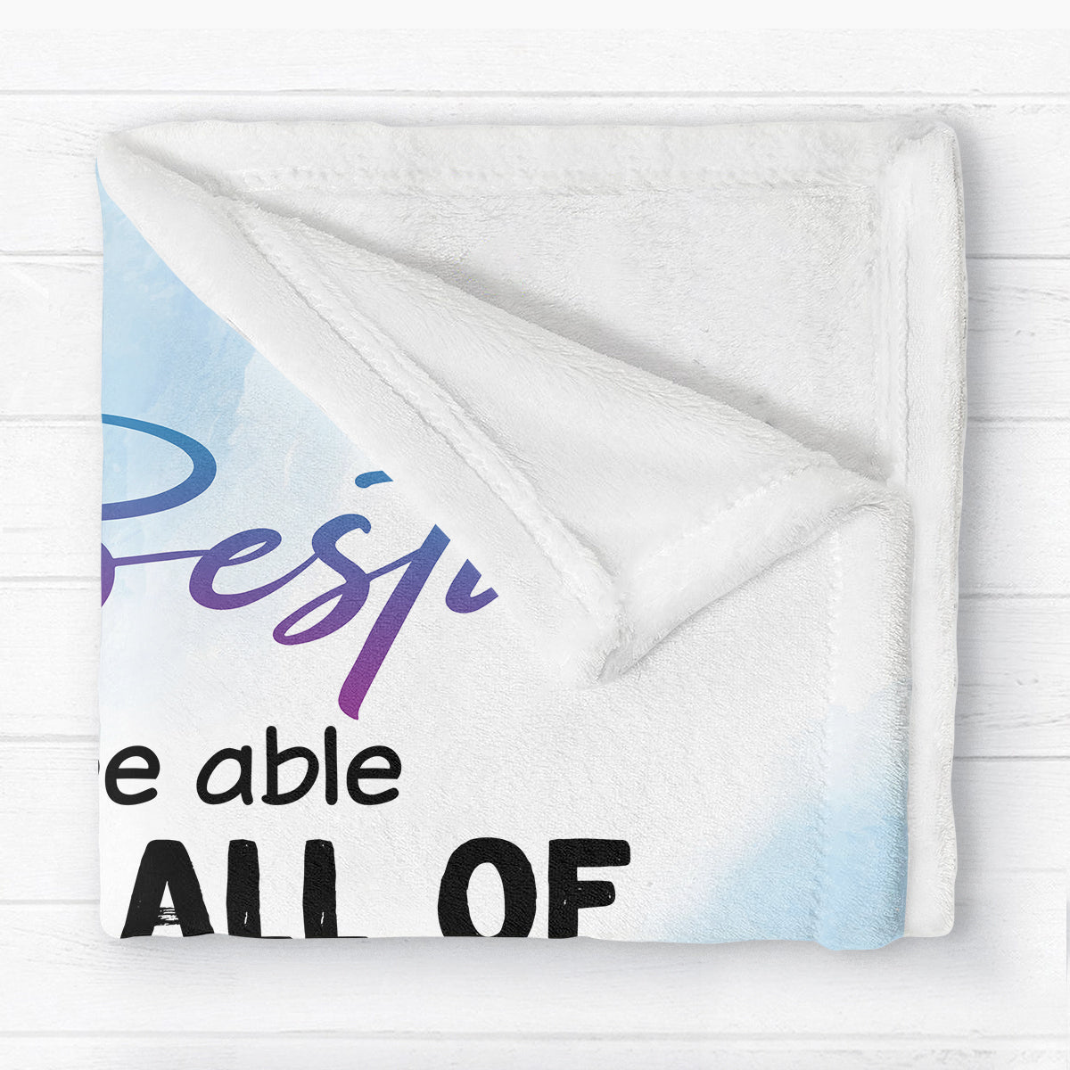 Front View Besties To My Bestie Gift For Best Friends Personalized Fleece Blanket