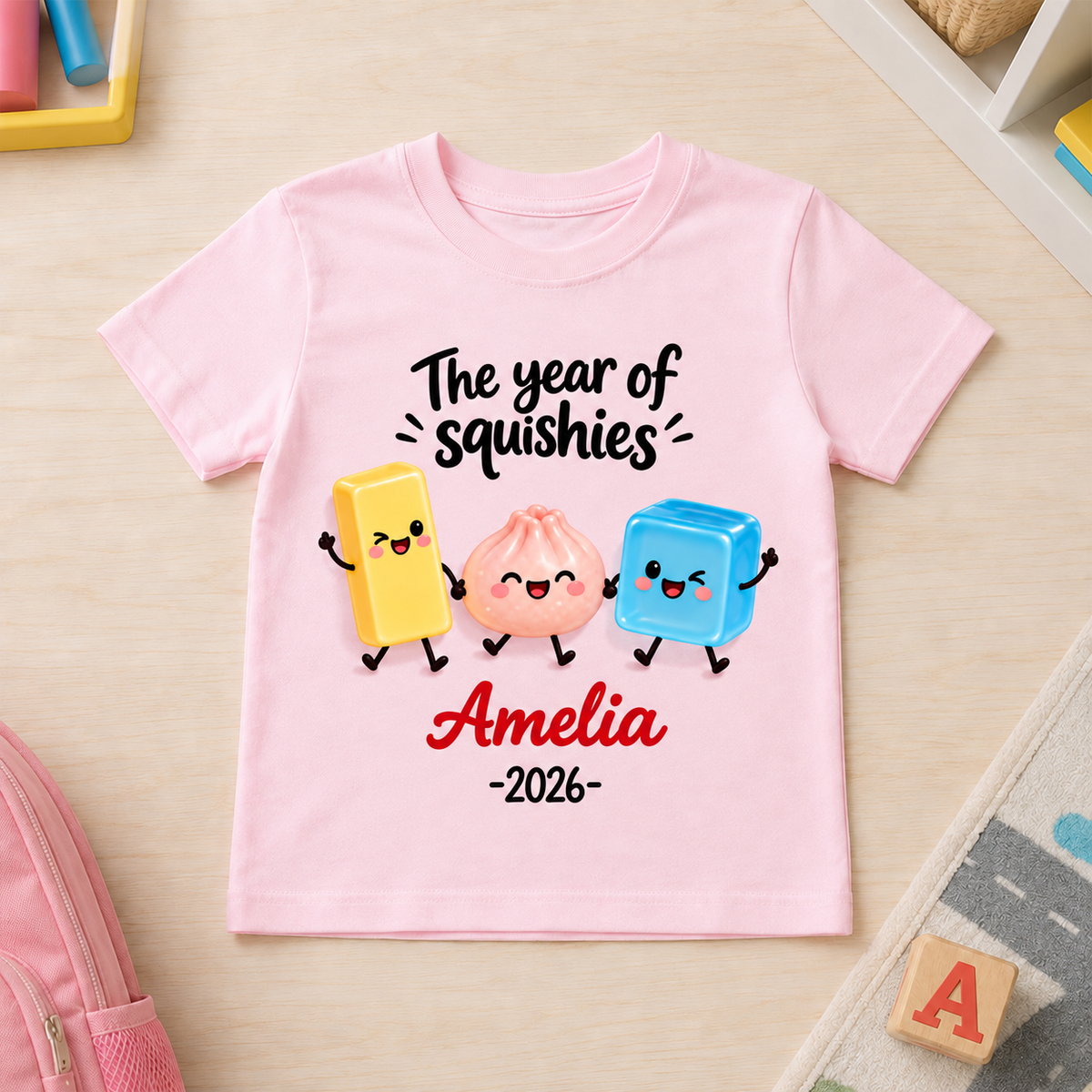The Year Of Squishies 2D Flat - Personalized Shirt