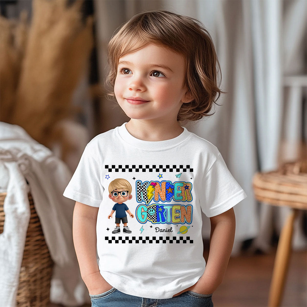 Preppy Back to School Shirt Pre-K to Fourth Grade for Kids, Boys, Girls, 1st Day of School