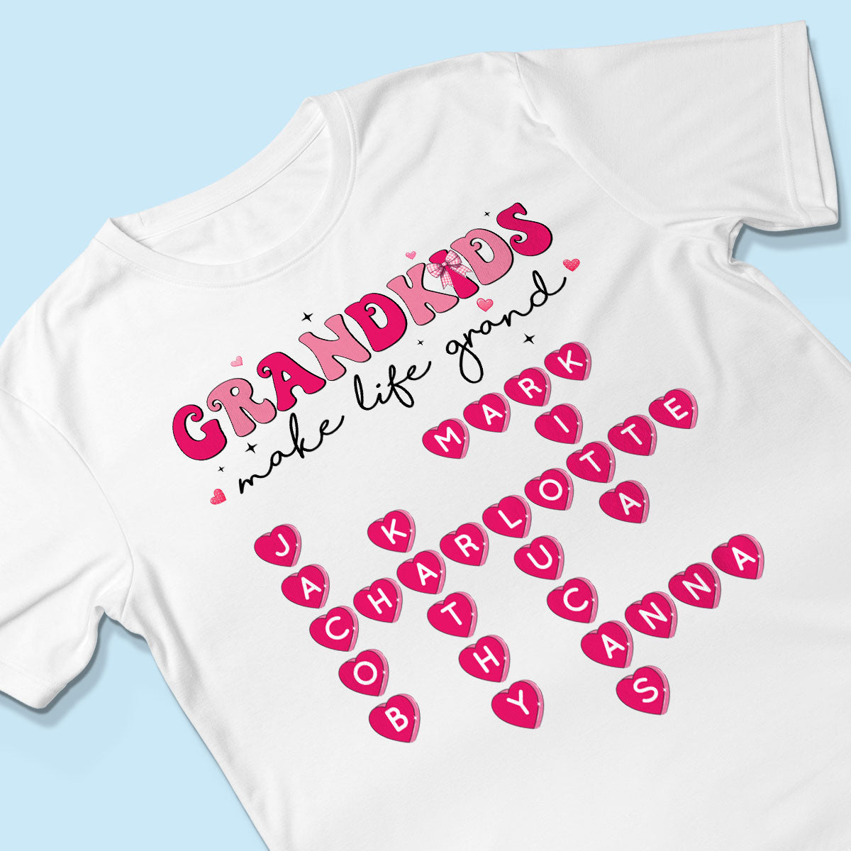 My Grandkids Are My  Gift For Grandma Personalized Shirt