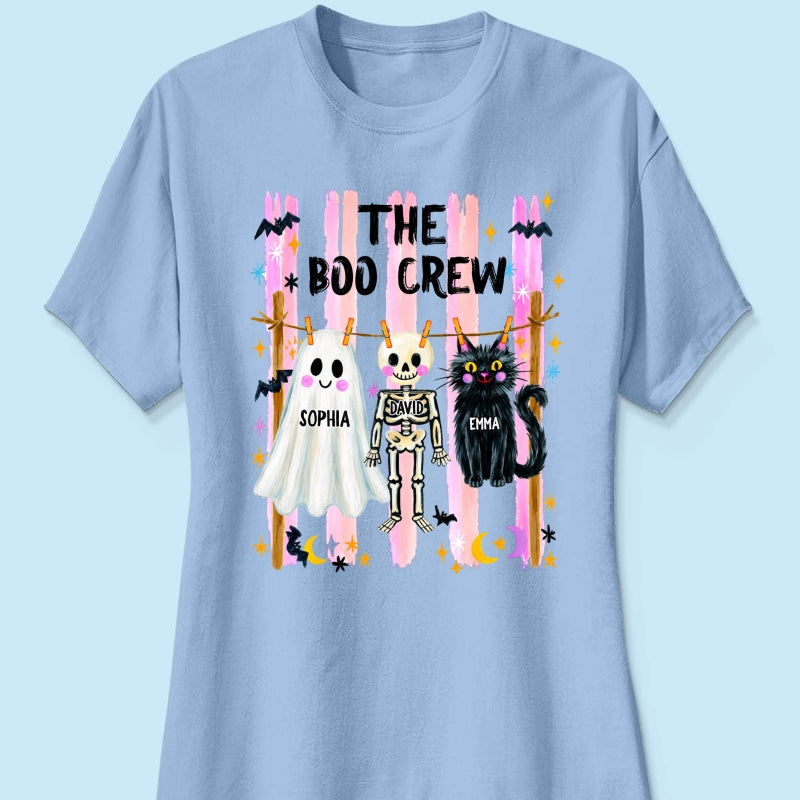 Our Boo Crew Family Halloween - Personalized Shirt - Family Matching Shirts