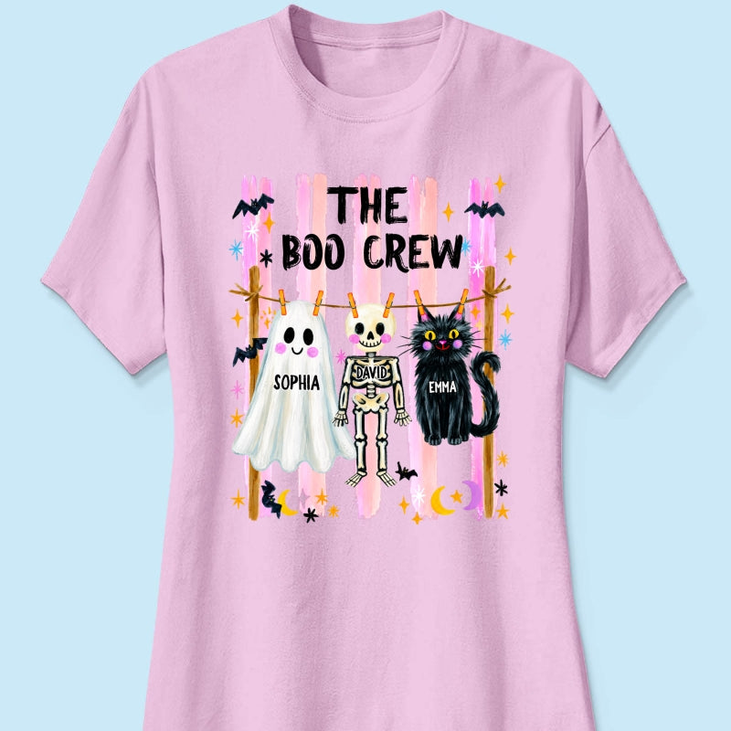 Our Boo Crew Family Halloween - Personalized Shirt - Family Matching Shirts