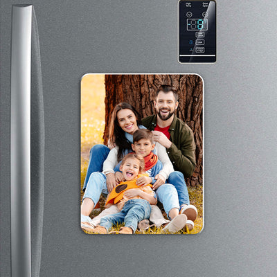 Custom Photo Family Couple Best Friends Gift Personalized Acrylic Fridge Magnet
